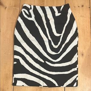 Zebra Print MaxMara Skirt